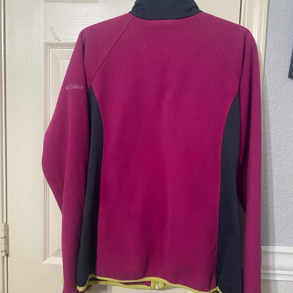 Columbia women’s fleece full zip light jacket size L in multi colors - Picture 4 of 4